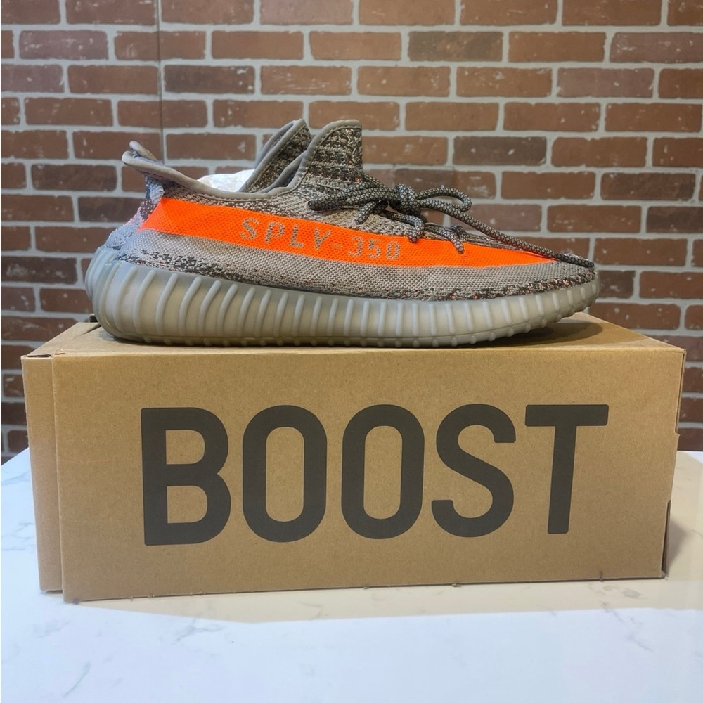 Adidas Yeezy Boost 350 V2 Gray and Orange
